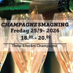 Champagne - smagning fredag d. 25 september 2026 - slikforvoksne.dk